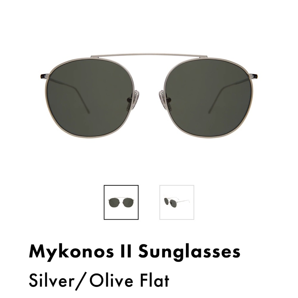 Illesteva Silver Sunglasses - Mykonos II Style